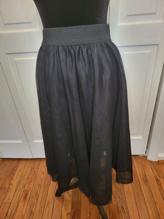 Signature Collection Dresses & Skirts - Signature Collection Black Tulle Full Skirt S Balletcore Whimsygoth Punk Fairy